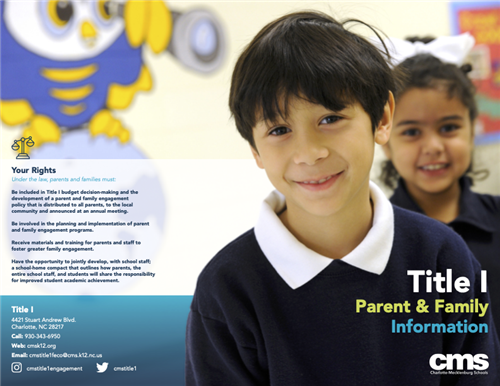 Title I Parent and Family Brochure English
